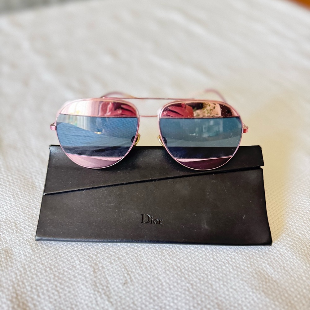 Dior Pink and Blue Gradient Sunglasses